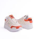 product_image_name-NOW SHOES-كوتشي أبيض*برتقالي رياضي أطفال بشريط لاصق – خفيف ومريح -2