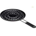 دائرة من الفولاذ المقاوم للصدأ مع مقبض من الفولاذ المقاوم للصدأ الأسود