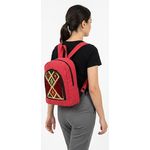 Generic Ethnic canvas backpack - lightweight  pink