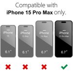 product_image_name-Generic- جراب حماية مغناطيسي شفاف ورفيع من السيليكون الناعم والبولي يوريثين المقاوم للحرارة والبولي كربونات الصلب متوافق مع شاحن ماج سيف لموبايل آيفون 15 برو ماكس، لون أسود -2