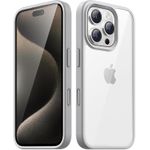 product_image_name-Generic-جراب حماية شفاف لموبايل ايفون 16 برو ماكس / iPhone 16 Pro Max مضاد للصدمات والخدوش من البولي كربونات والسيليكون المرن المضاد للأصفرار من تين تك - رمادي تيتانيوم-1