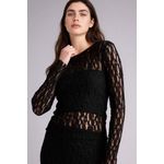 product_image_name-Defacto-تيشيرت كم طويل دانتيل مخصر برقبة مستديرة-3