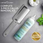 product_image_name-LOVE, LORI-مجموعة تقشير القدمين الاحترافية مكشطة القدم و جل الكالو , لإزالة الجلد الميت وازالة مسمار القدم , للقدم الجافة والكعب المتشقق-3