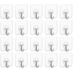 product_image_name-Generic-Adhesive Hooks Heavy Duty Wall Hooks 20Pack-1