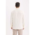 product_image_name-Defacto-قميص كم طويل موسلين قصة عادية بياقة بولو-6