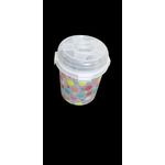 product_image_name-Generic- Plastic round box  for keep Foods  and multi-use (decorative design)-2