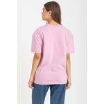product_image_name-Esla-Short Sleeves Urban Rocker Eagle Print Tee - Pink-5