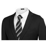 Generic Classic Black Blazer Jacket For Men - image 3