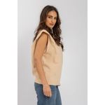 product_image_name-Esla-Plain Shoulders Muscle Slip on Top - Beige-3