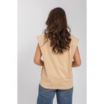 product_image_name-Esla-Plain Shoulders Muscle Slip on Top - Beige-4