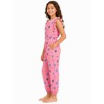 Caesar Girls' patterned jumpsuit with buttons down the front - image 2