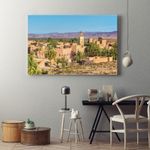 product_image_name-Home Gallery-Buildings old town ouarzazate city south central morocco north africa 90*60-2