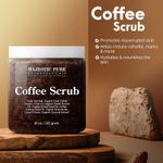 product_image_name-Majestic Pure-Arabica Coffee Scrub - All Natural Body Scrub for Skin Care, Stretch Marks, Acne & Cellulite, Eczema, Age Spots & Varicose Veins - 10 Oz, 10 oz -4