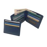 product_image_name-Menswallet-Seven K Genuine Leather Flap Wallet For Men Blue C2289K-2