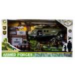 Combat Peacekeeper Armed Forces Playset with Helicopters - HW-M423-1