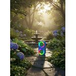 product_image_name-JNUOBI-GN-18 Portable Wireless Bluetooth Speaker with Dual 3-Inch Drivers & RGB LED Lights, 12W Stereo Sound, USB/TF/FM Support, 1200mAh Rechargeable Battery & Carry Handle for Parties-4