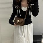 product_image_name-Generic-Women's PU-coated leather crossbody bag-3