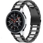 product_image_name-Generic-Bands Compatible with Galaxy Watch 3 45mm, 22mm Solid Stainless Steel Metal Strap Replacement-3