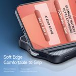 product_image_name-Generic- جراب حماية شفاف متوافق مع موبايل ريلمي 15 شبكة الجيل الخامس 5G من الدرجة العسكرية، مضاد للصدمات ومضاد للاصفرار، جراب موبايل واقي كامل ممتص للصدمات مع واقي للكاميرا - اسود-6