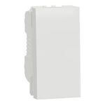 Schneider عدد 2 زر ضاغط كهرباء 10 أمبير بدون مسامير للتحكم في الإضاءة شنايدر نيو يونيكا مفرد لون أبيض