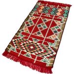 سجاد عربى يدوى مودرن للديكور - أحمر 75*150