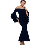 product_image_name-Fg-Fg فستان نسائى طويل دون اكتاف كحلي-1