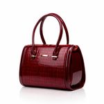 Wb shoes حقيبة يد فورمال كروكوديل لامعه نبيتي 