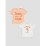 product_image_name-LC Waikiki-Crew Neck Short Sleeve Girl T-Shirt 2-Packs-1