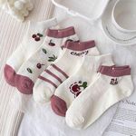 product_image_name-Fg-Warm, thick winter socks, half-lined, 5 pairs with 1 free gift (6 pairs total)-2