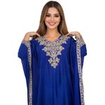 product_image_name-Generic-عباية استقبال و صباحية و مناسبات الخامة شيفون مكونة من 2 قطع , موديل 526 , ازرق-3