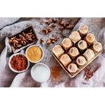 product_image_name-Generic-طقم برطمانات من البلاستك ١٢ قطعة تصميم شفاف بألوان خشبية-3