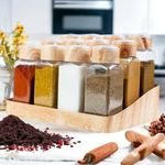 product_image_name-Generic-طقم برطمانات من البلاستك ١٢ قطعة تصميم شفاف بألوان خشبية-4