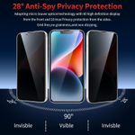 product_image_name-Generic-واقي شاشة للخصوصية من جيه ار كيه في نيف لموبايل ايفون 14 بلس من الزجاج المقسى مضاد للتجسس بدرجة صلابة 9 مضاد للخدش والفقاعات ومقاوم للبصمات ومضاد للتجسس، عبوة من قطعتين-3