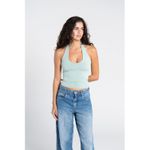 OUTDATED Halter Top - Mint Green