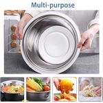 product_image_name-Generic-وعاء متعدد الاستخدامات مصنوع من الستانلس ستيل مزود بغطاء، يمكن استخدامه كوعاء لمزج السلطو او قطاعة جبن او مصفاة لغسل الخضروات والفواكه والارز-4