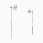 product_image_name-Waves by L'azrude- أقراط متدلية شكل خطوط عمودية فضة-4