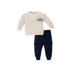 product_image_name-Defacto-Baby Boy Bike Neck Regular Fit Woven Set - Lt.Stone-2