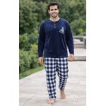 product_image_name-Generic-طقم بيجاما شتوية من القطيفة للرجال – قماش هايدي الناعم متوفر بمقاسات: L / XL / XXL-3