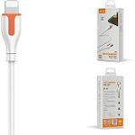 LDNIO LS571 Lightning 2.1A Fast charging Data Cable 1M Length - White-Green