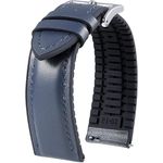 هواوى جى تى 2 اي  / جى تى 2برو  / جى تى 2 46ملم - جى تى 3 46 ملم-46 ملم سوار ساعة بديل من جلد السيليكون 22 مم - مشبك فضي ازرق