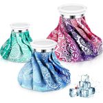 product_image_name-Generic-قربة ماء بالضغط للعلاج الساخن والبارد مع أكياس ثلج قابلة لإعادة الاستخدام ثلاث قطع بمقاسات مختلفة-1