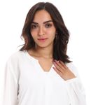 product_image_name-Generic-شميز حريمي كم طويل - اوف وايت-4