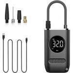 product_image_name-Generic-مضخة هواء كهربائية ذكية لاسلكية للسيارة -ضاغط هواء محمول بإيقاف تلقائي -إعادة تعبئة قوية خلال 20 ثانية -متوافقة مع السيارات والدراجات والكرات والعوامات -أسود-1