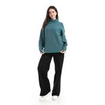 product_image_name-Caesar-Women's plain wool pullover with a high neck-2