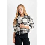 product_image_name-Defacto-قميص كاروهات كروب بناتي كم طويل وجيب-2