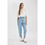 product_image_name-Defacto-بنطلون جينز بيبرباج بخصر عالي وقصة مستقيمة-2