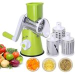 Foot Grater Manual Vegetable Tabletop Drum Round Onion Potato Carrot Grater Kitchen Gadgets Color : As photo, : -