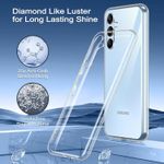 product_image_name-Generic-غطاء حماية Kokyo لهاتف Samsung Galaxy A55 شبكة 5G، زجاج مقوى بقطعتين، سيليكون TPU شفاف رفيع وناعم مقاوم للصدمات A55، مقاوم للخدوش-5