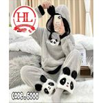 بيجامة شتوية نسائية - فرو