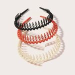 product_image_name-Generic-توك شعرمجموعة رباطات شعر بلاستيكية رفيعة بأسنان غير قابلة للانزلاق للنساء والبنات المراهقات من ووفواوفو، اكسسوارات للشعر، 10 قطع-6